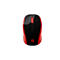 Drahtlose Maus in Schwarz und Rot, HP Logo.