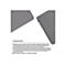 Graues Mousepad mit HP Logo und Textinformationen.