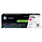A box of HP 220A magenta toner, with "LaserJet" and "Terrajet" written on it, and the HP logo.