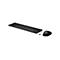 Schwarzes HP Wireless-Tastatur- und Maus-Set mit USB-Empfänger auf weißem Hintergrund.