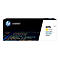 HP LaserJet-Toner in schwarzer Verpackung. Aufschrift '659A', darunter eine gelbe Farbmarkierung. Logo und Produktbezeichnungen.