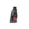 Ein schwarzer Drucker-Toner mit rosa Detail, HP-Logo, Text: W2013X, 659X. Auf hellem Hintergrund.