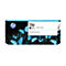 Cartouche d'encre noire HP DesignJet, ornée de papillons bleus. Inscription 730 et logo HP.