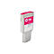 Eine HP 746 Magenta Tintenpatrone, weiß-pinkfarben. Auf dem Etikett stehen die Worte "Vivid Photo Ink Cartridge" und "300ml".