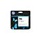 Schwarze HP-Tintenpatronen-Verpackung mit blauen Schmetterlingen. Aufgedruckt sind Produktbezeichnungen, der HP-Markenname und der Text „Precise. Reliable. Every time.“
