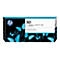 HP Tintenpatrone mit Schmetterlingen und Produktaufschrift DesignJet 747. Aufdruck: HP Vivid Photo Ink Cartridge.