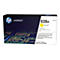 Schwarzer Laserdrucker-Toner, 828A, mit gelbem Farbakzent. Aufdruck: HP LASERJET ENTERPRISE, M855, flow MFP M880.