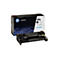 Schwarze HP 89A Tonerpatrone und Verpackung auf weißem Hintergrund. Auf der Packung steht Laserjet und JetIntelligence.