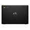 Schwarzes HP Chromebook. Auf dem Deckel das HP-Logo, links das Chromebook-Logo.