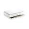 Imprimante HP Envy blanche rectangulaire sur fond blanc. Logo HP, texte 'HP Envy'.