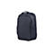 Dunkelblauer Rucksack mit HP-Logo, auf weißem Hintergrund.