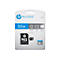 HP MicroSDHC Speicherkarte, 32 GB, in Verpackung mit Smartphone-, Tablet- und Kamera-Symbolen. Adapter ist im Lieferumfang enthalten.