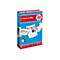 Eine Packung HP Home & Office Papier im A4-Format, 80 g/m2, mit Abbildungen von ausgedruckten Dokumenten.