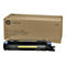 Ein Fuser Kit, beschriftet mit "HP FUSER KIT". Das Kit ist schwarz und liegt vor einem Karton mit "HP COLOR LASERJET" und weiteren Texten.