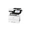 Weißer HP-Multifunktionsdrucker mit Touchscreen, Bedienfeld mit Copy, Scan, Print, Fax. Auf dem Display ist die Uhrzeit 10:53 AM zu sehen.