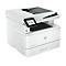 Weißer Multifunktionsdrucker mit Touchscreen-Bedienfeld und Scanner.