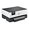 Ein HP OfficeJet Pro Drucker. Das Gerät hat eine weiße und graue Farbgebung mit einem schwarzen Bedienfeld.