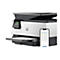 Ein HP OfficeJet Pro Drucker. Auf dem Touchscreen ist die Option zum Kopieren ausgewählt. Daneben liegt ein Smartphone mit einer Druckvorschau.