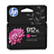 Schwarze HP 912XL Tintenpatronenverpackung mit magentafarbener Blume und HP-Logo.