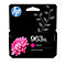 Schwarze HP 963XL Magenta Tintenpatronenverpackung mit Abbildung einer pinken Dahlie.