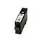 Zwarte HP 912 XL inktcartridge geïsoleerd op een witte achtergrond.
