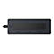 Schwarzes HP-Dock mit USB-C-Kabel. Das Dock hat eine lange, dunkle Aussparung und USB-AnschlÃ¼sse.