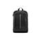 Schwarzer HP Rucksack. Oben das HP Logo, Reißverschlussfächer, Tragegriff.