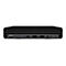 Schwarzer HP Pro Mini PC mit AnschlÃ¼ssen, HP Logo und Schriftzug.