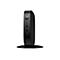Schwarzer HP Pro Client Mini-PC mit HP Logo und Anschlüssen vor weißem Hintergrund.