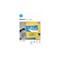 HP Enhanced Business Paper DIN A4, glänzend, 150g/m2, 150 Blatt, mit Kreuzfahrtschiff-Broschüre auf grauem Tisch.