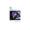 HP Professional Business Paper A4 Packung mit glänzendem Druckbeispiel, Make-up-Motiv und Produktdetails.
