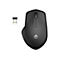 HP Silent 280M - Maus - kabellos - kabelloser Empfänger (USB) - Jet Black - für OMEN by HP Laptop 15; ENVY Laptop 13, 15; Laptop 14; Pavilion x360 Laptop