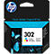 HP Tintenpatrone Nr. 302 color (F6U65AE), original
