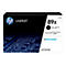 Cartouche de toner HP LaserJet noire 89X. L'emballage affiche le logo HP, le texte 'LASERJET' et des informations sur la cartouche.