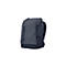Dunkelblauer Rucksack vor weißem Hintergrund. Der Rucksack hat ein HP Logo, mehrere Reißverschlusstaschen und ein Mesh-Rückenteil.