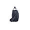 Schwarze Laptoptasche mit Tragegriffen und abnehmbarem Schultergurt vor weißem Hintergrund.