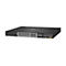 HPE Aruba 8100 Netzwerk-Switch in schwarzem Metallgehäuse mit zahlreichen Port-Anschlüssen vor weißem Hintergrund.