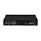 Schwarzer HPE 5140 EI Netzwerk-Switch auf weißem Hintergrund mit RJ45-Ports und Status-LEDs.