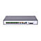 HPE MSR958 Router auf weißem Hintergrund mit diversen Netzwerkanschlüssen und Status-LEDs.