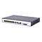 HPE MSR958 Router auf weißem Hintergrund mit zahlreichen LAN-Anschlüssen und Status-LEDs.
