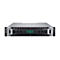 Vue de face d'un serveur rack, en gris et noir avec le logo HPE vert.