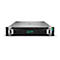 Un rack serveur avec une façade noire et un dessus argenté. Il y a un logo vert sur le devant et des voyants à côté.