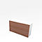 HR cupboard X-TIME-WORK, 2 pull-outs, 860 x 430 x 860 mm, walnut Canaletto decor/white