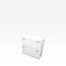HR cupboard X-TIME-WORK, 2 pull-outs, 860 x 430 x 860 mm, white/white