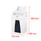HSM SECURIO AF100 papiervernietiger, veiligheidsniveau 4, deeltjes 4 x 25 mm, 8 vel, automatische invoer, wit