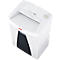 White paper shredder. SECURIOS B22 is written on the top. Dark storage compartment below.
