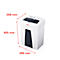 HSM SECURIO C16 papiervernietiger, veiligheidsniveau 2, strooksnede 3,9 mm, 15 vel, wit