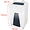 HSM SECURIO P44i papiervernietiger, veiligheidsniveau 2, strooksnede 3,9 mm, 63 vel, wit