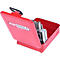 Roter Werkzeugkoffer mit Gewindebohrern. Koffer mit KS TOOLS Logo.