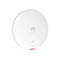Rundes, weißes Huawei-WLAN-Gerät. Oben Logo, darunter "HUAWEI" und "WiFi 6". Roter Streifen an der Unterseite.